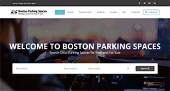 Desktop Screenshot of bostonparkingspaces.com