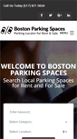 Mobile Screenshot of bostonparkingspaces.com